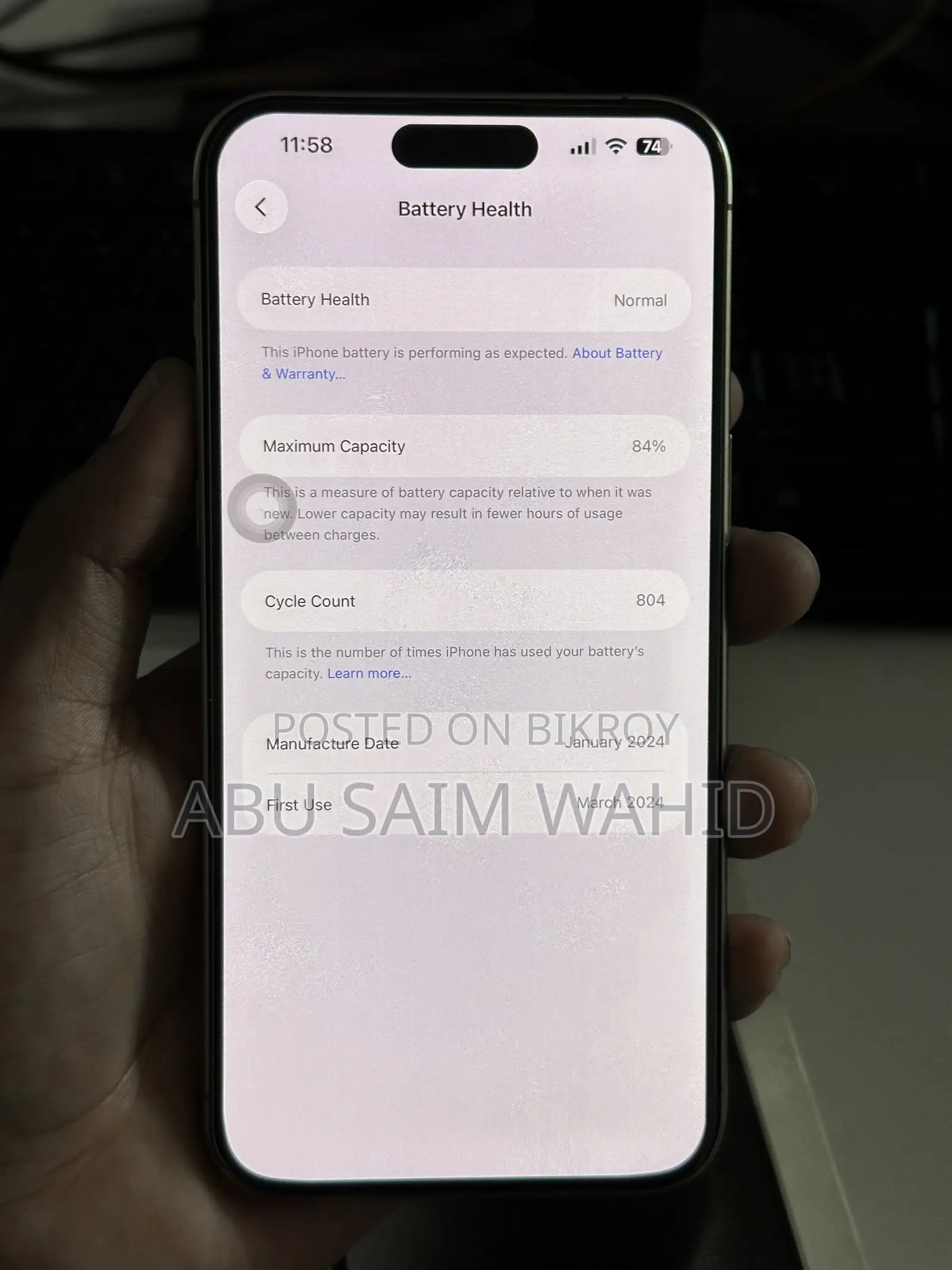 Apple iPhone 15 Pro Max 256 GB Gray