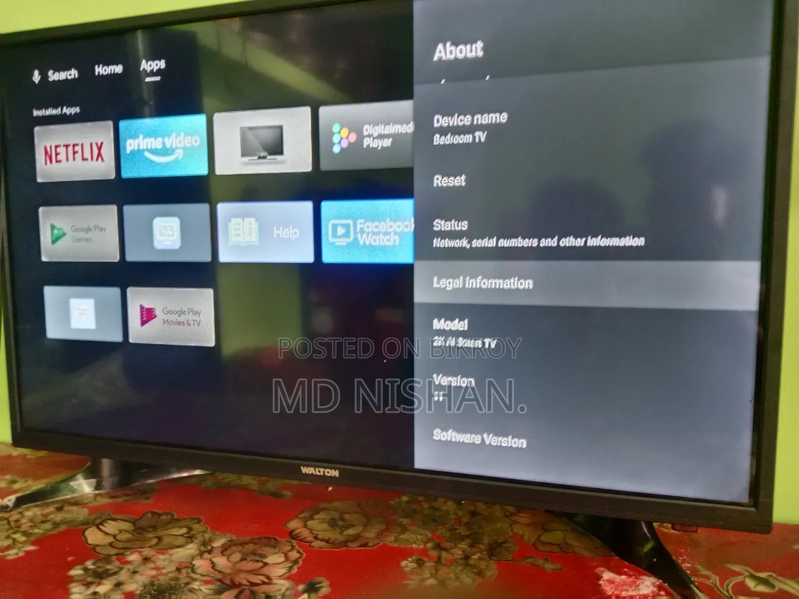 32 Inch Android Walton TV