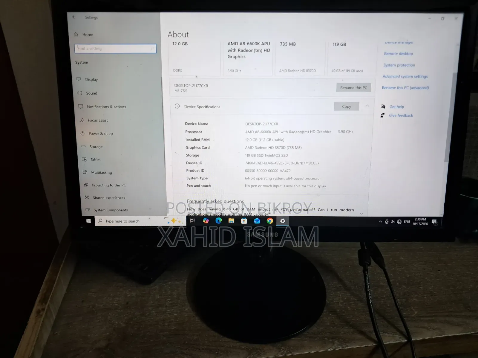 Samsung Monitor