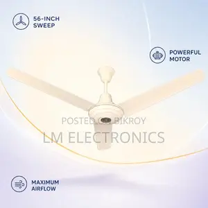 Click Crown Ceiling Fan 56″ (Ivory)
