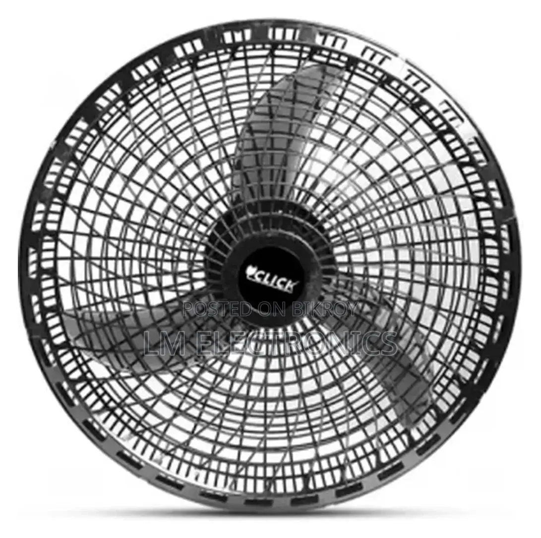 Click Polypropylene Closet Fan 20″ – Black