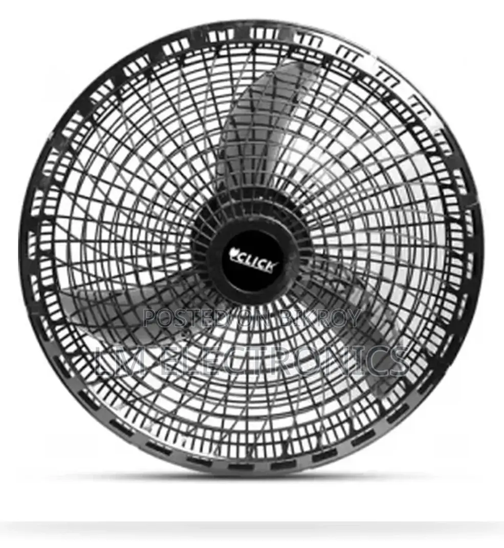 Click Polypropylene Closet Fan 20″ – Black