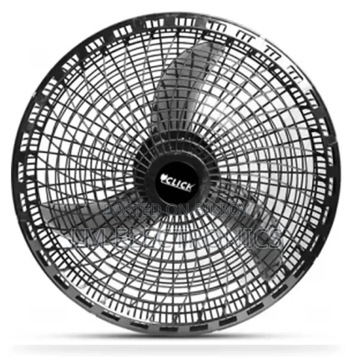 Click Polypropylene Closet Fan 20″ – Black