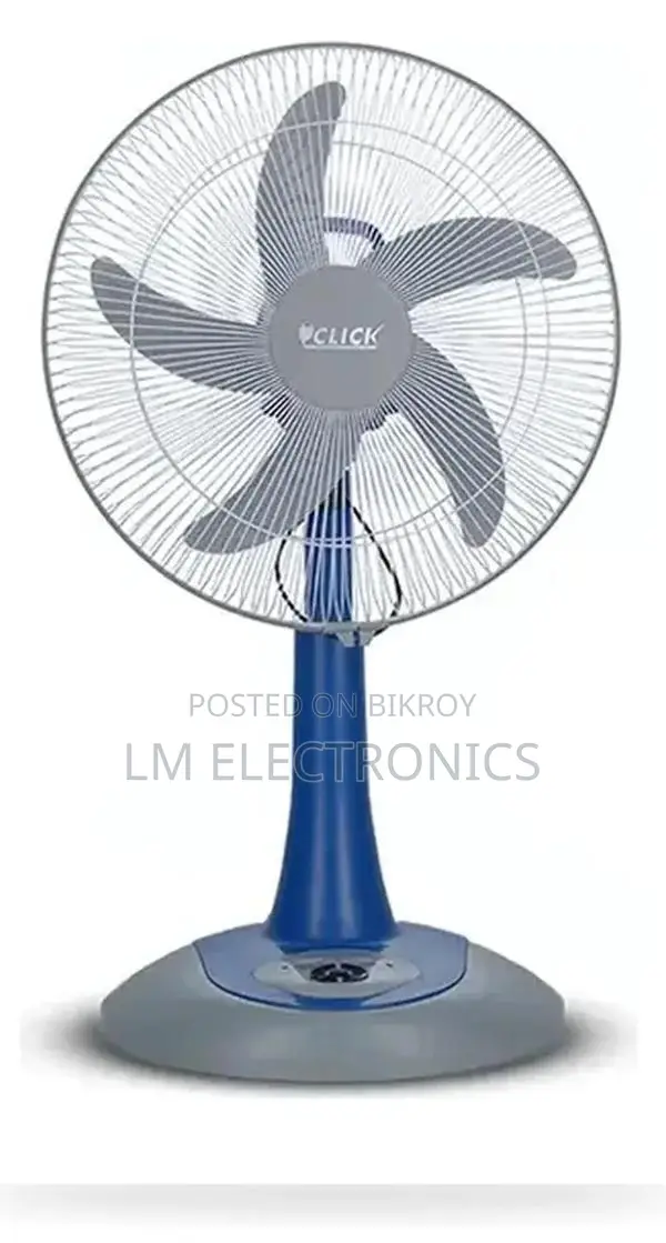 Click Rechargeable Half Stand Fan 16″