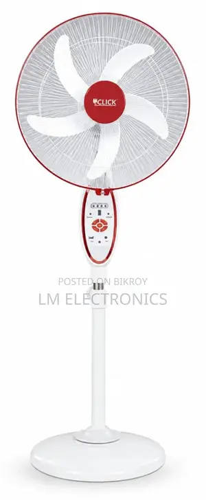 Click Rechargeable Stand Fan 16”