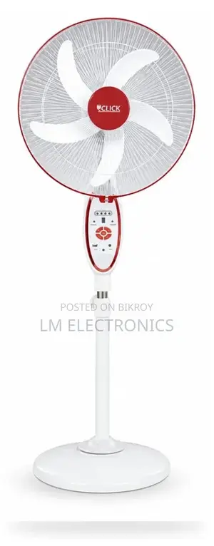 Click Rechargeable Stand Fan 16”