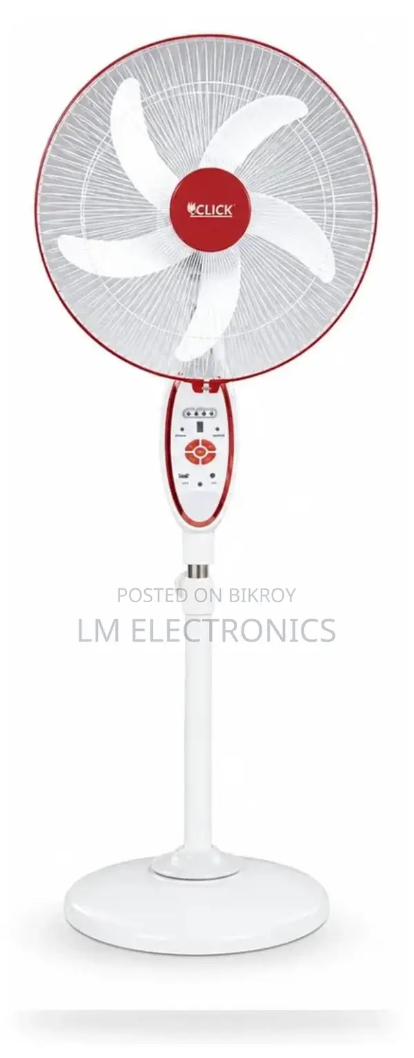 Click Rechargeable Stand Fan 16”