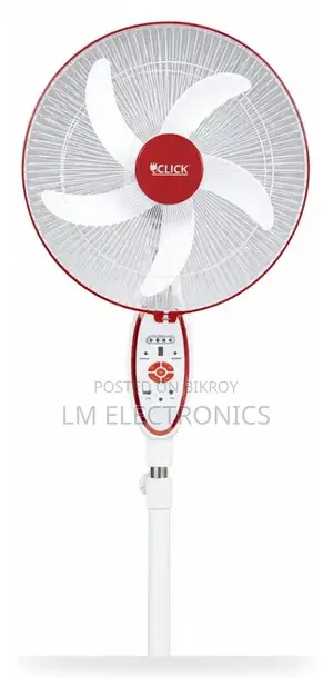 Click Rechargeable Stand Fan 16”