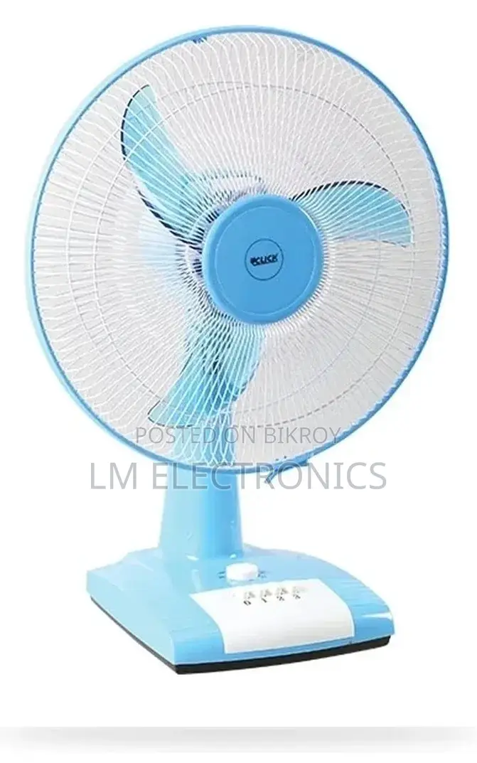 Click Table Fan 16″ – Blue