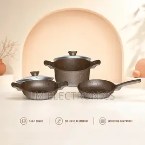 Dynamic Die Cast Cookware 5-In-1 Combo (Induction)