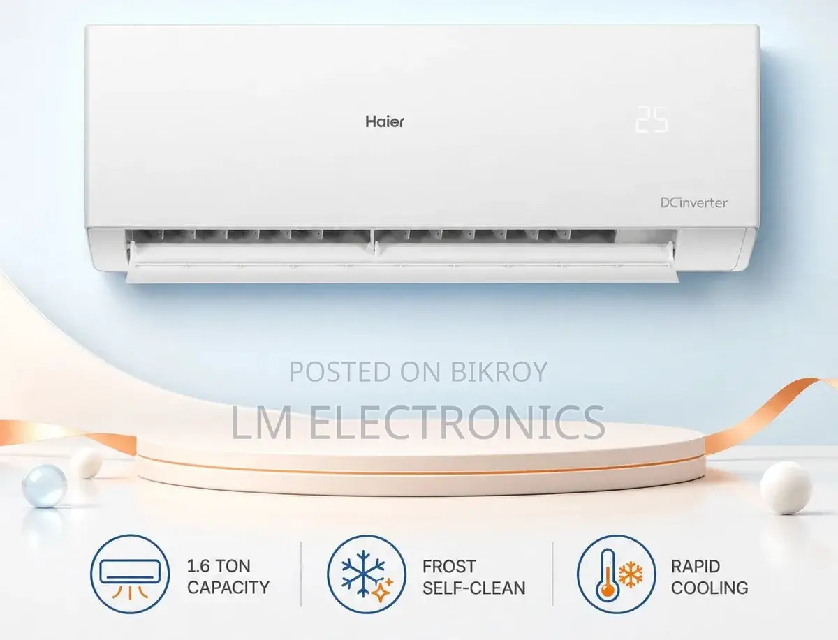 Haier 1.6 Ton DC Inverter AC HSU-19CleanCool(INV)(Pro)