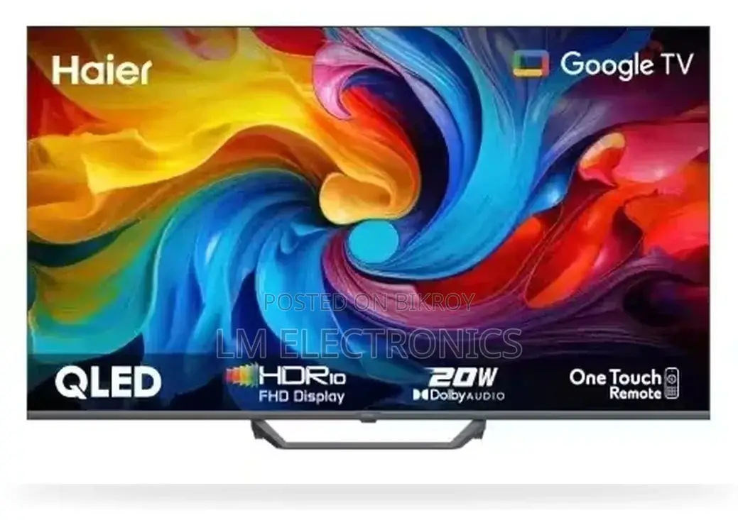 Haier H43S80EUX 43″ QLED 4K Android Google TV