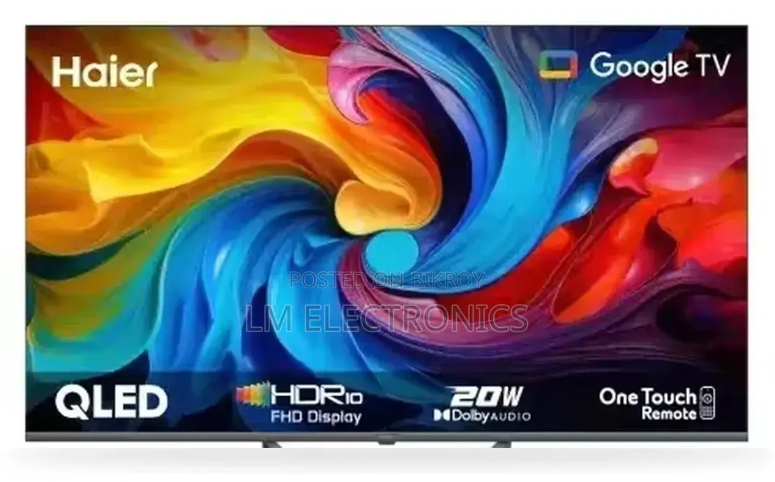 Haier H43S80EUX 43″ QLED 4K Android Google TV