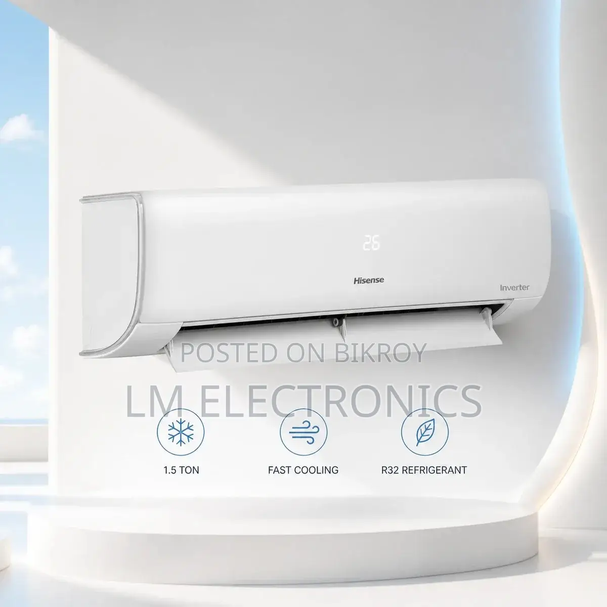 Hisense 1.5 Ton Smart Comfort AC AS-18CW4RXSKF00AU