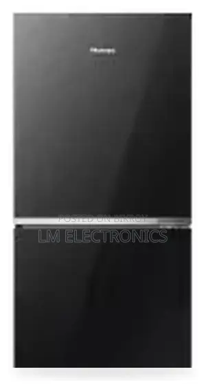 Hisense 238L TMF Glass Door Inverter Refrigerator Premium Black