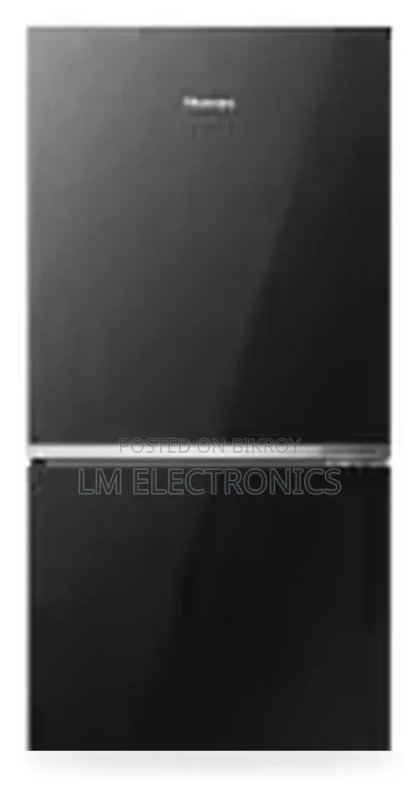 Hisense 238L TMF Glass Door Inverter Refrigerator Premium Black