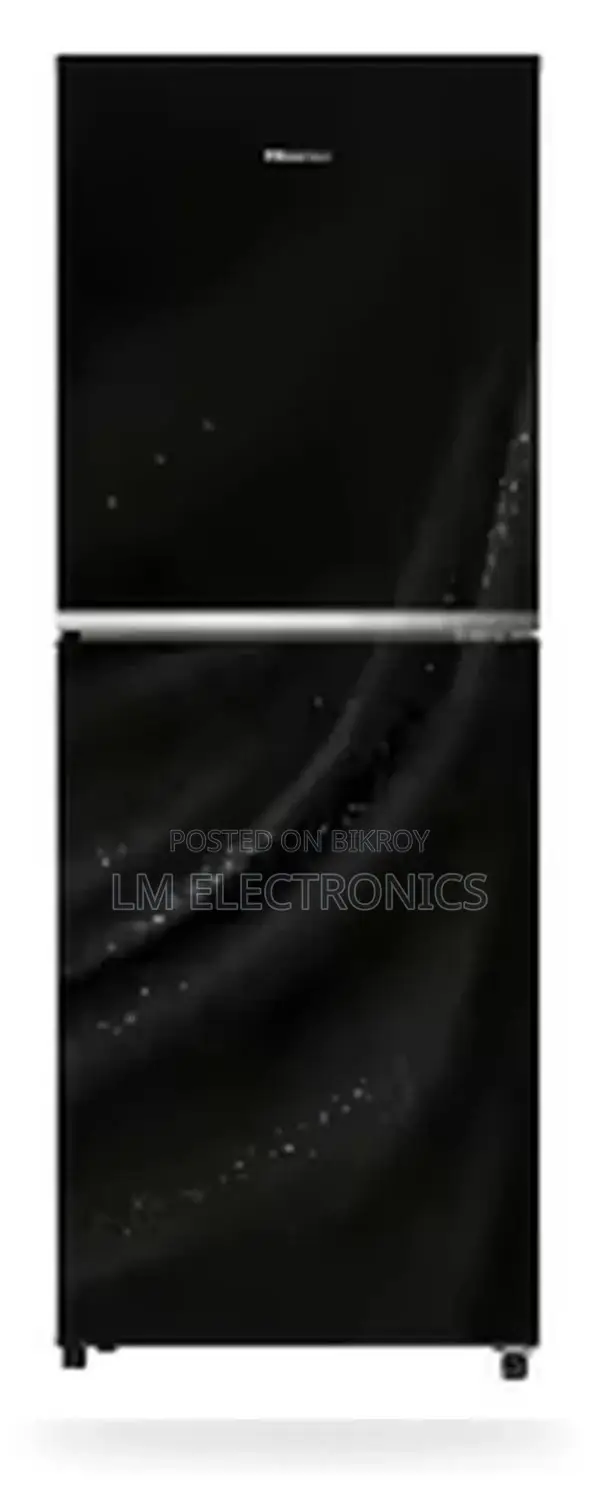 Hisense 238L TMF Glass Door Refrigerator Avatar Black