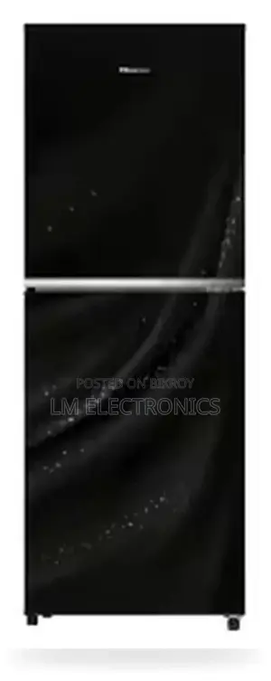 Hisense 238L TMF Glass Door Refrigerator Avatar Black
