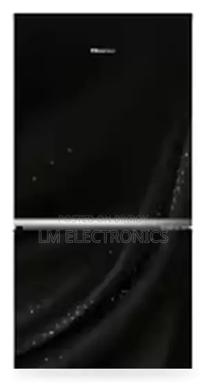 Hisense 238L TMF Glass Door Refrigerator Avatar Black