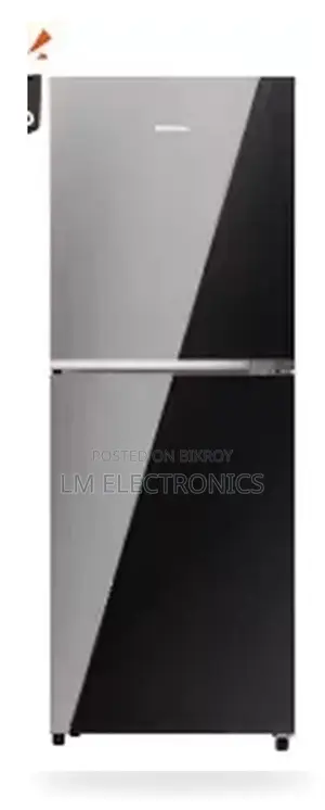 Hisense 238L TMF Inverter Glass Door Refrigerator Mirror Black