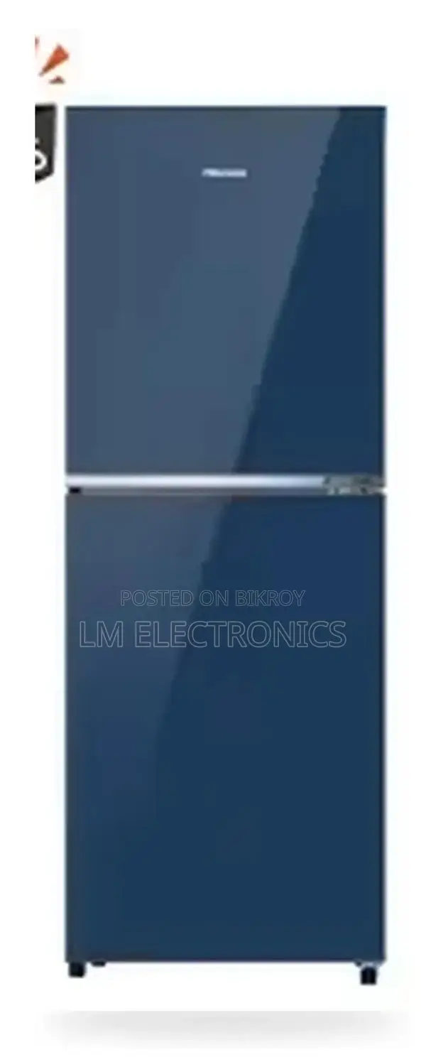 Hisense 238L TMF Inverter Glass Door Refrigerator Royal Blue