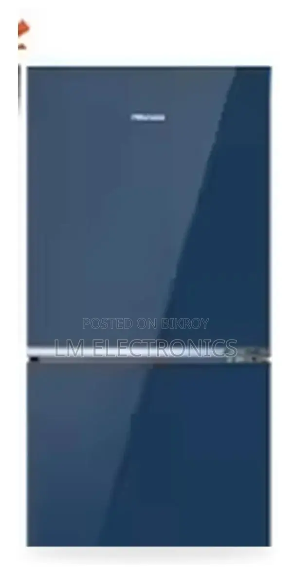 Hisense 238L TMF Inverter Glass Door Refrigerator Royal Blue