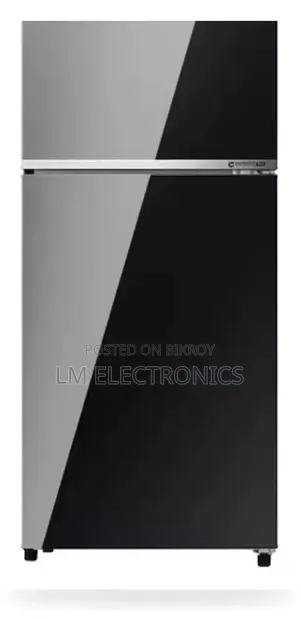 Hisense 277L TMF Inverter Glass Door Refrigerator Mirror Black