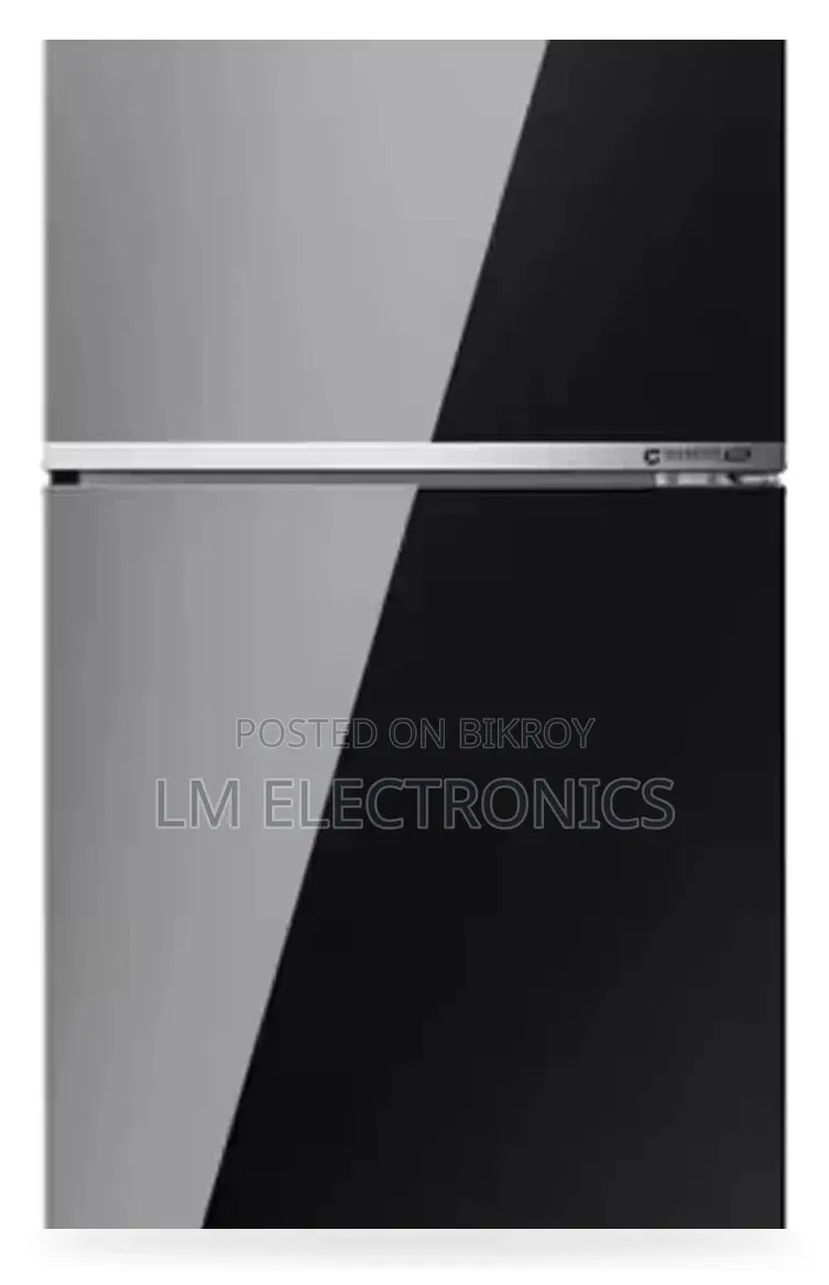 Hisense 277L TMF Inverter Glass Door Refrigerator Mirror Black