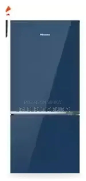 Hisense 277L TMF Inverter Glass Door Refrigerator Royal Blue