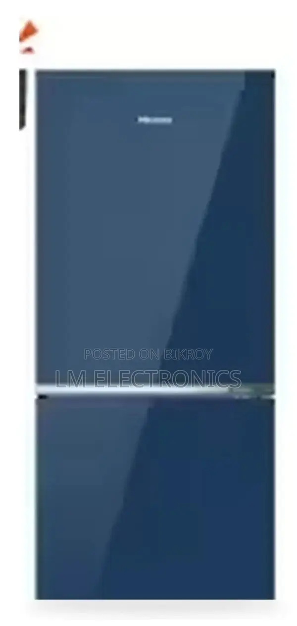 Hisense 277L TMF Inverter Glass Door Refrigerator Royal Blue