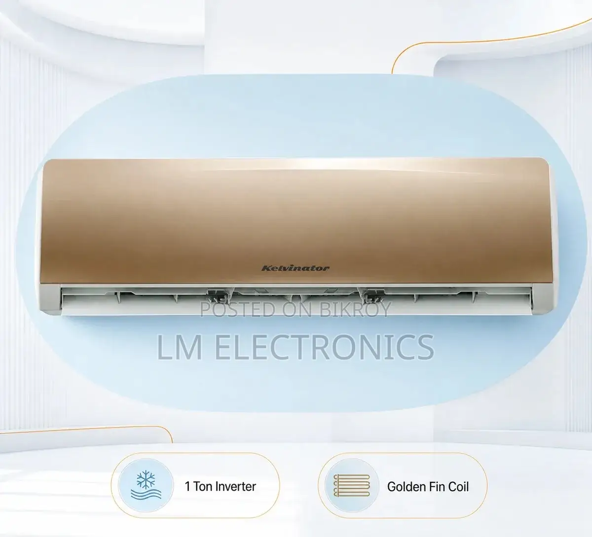 Kelvinator 1 Ton Golden Inverter AC