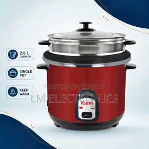 Kiam Rice Cooker 2.8L Single Pot