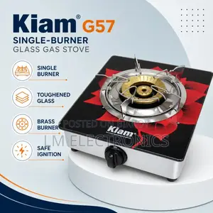 Kiam Single Burner Glass Gas Stove