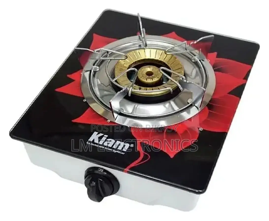 Kiam Single Burner Glass Gas Stove