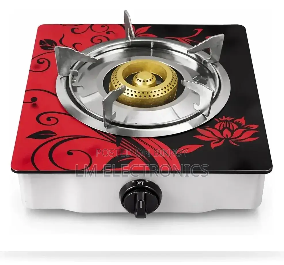 Kiam Single Burner LPG Gas Stove with Glass