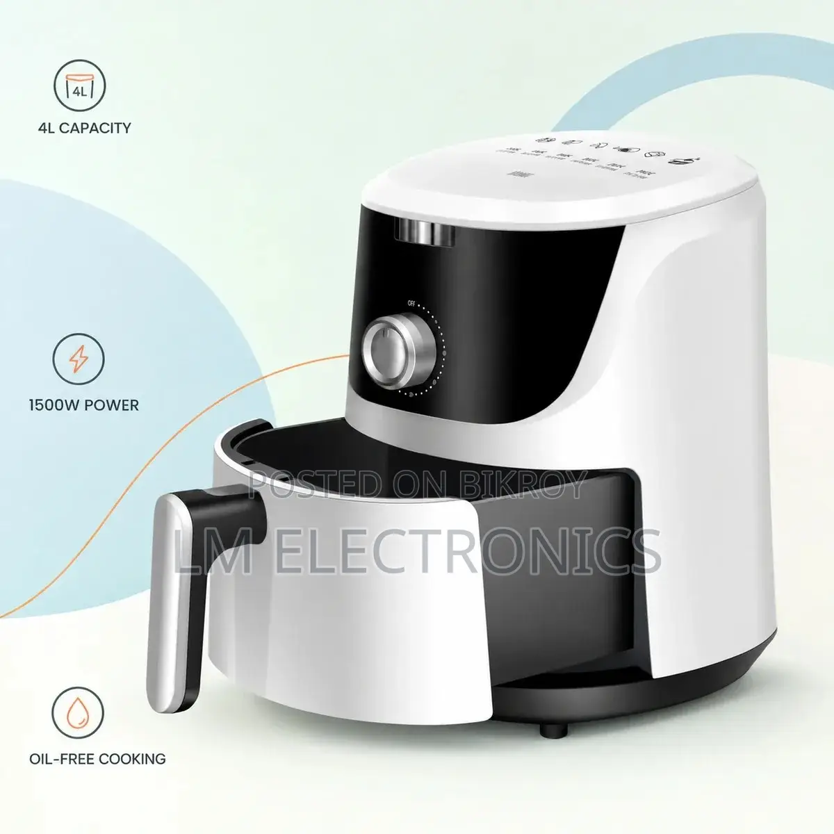 Ocean Air Fryer 4 Litre 1500 Watt