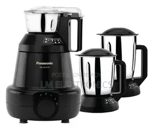 Panasonic 1200W 3 in 1 Mixer Grinder MX-GE3750 (Black)