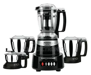 Panasonic 1500W 4 in 1 Mixer Grinder MX-AV425 (Charcoal Black)