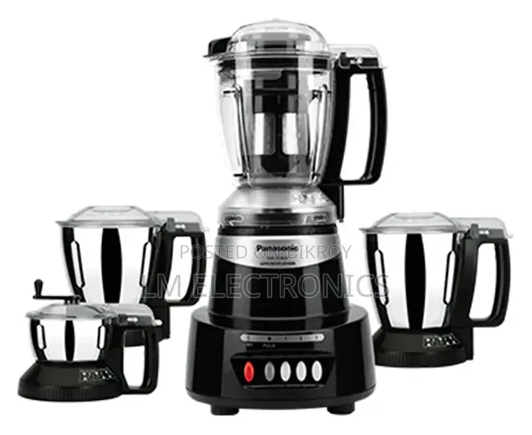Panasonic 1500W 4 in 1 Mixer Grinder MX-AV425 (Charcoal Black)