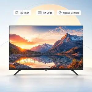 Rangs 43-Inch Google Certified Frameless 4K UHD Android TV