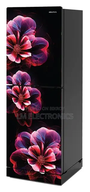 Rangs Ember Red Flower 261 Ltr Refrigerator