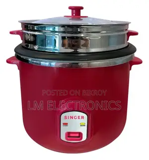Singer Deluxe Pink 2.8L Rice Cooker with Auto Keep Warm