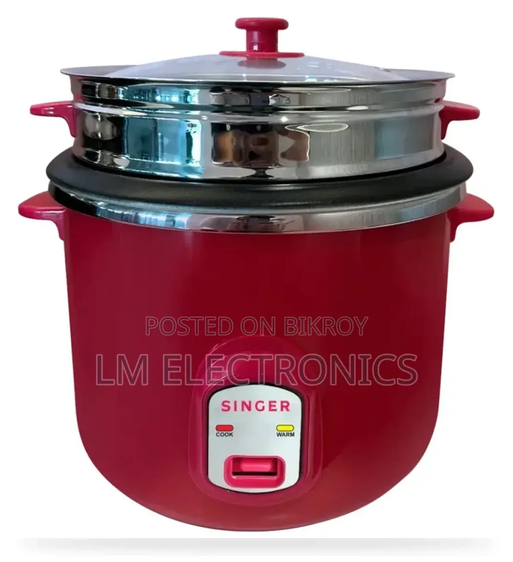 Singer Deluxe Pink 2.8L Rice Cooker with Auto Keep Warm