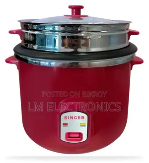 Singer Deluxe Pink 2.8L Rice Cooker with Auto Keep Warm