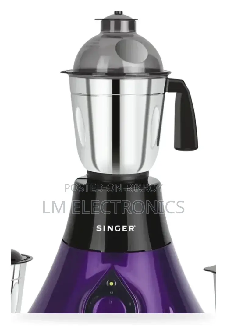 Singer Optima Mixer Grinder 650W – 3 Speed, Overload Protection