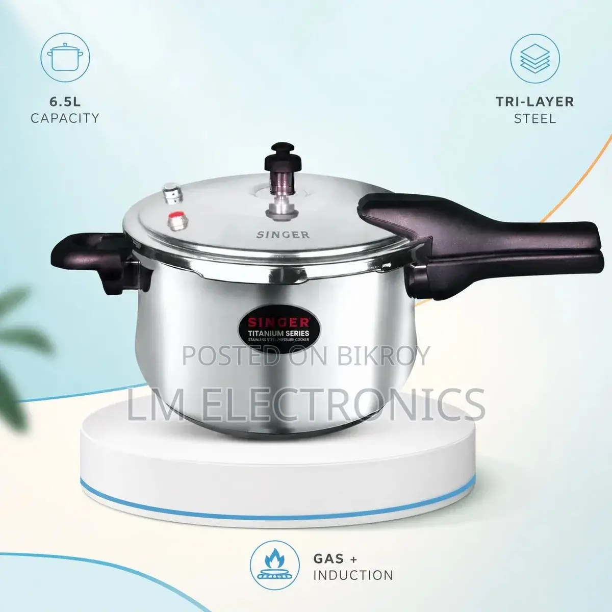Singer Pressure Cooker 6.5L