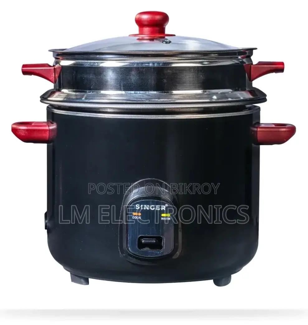 Singer Rice Cooker 2.8L (Steel Body)