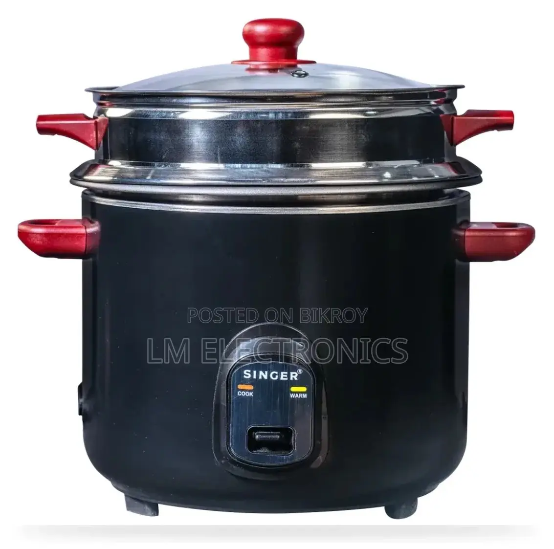 Singer Rice Cooker 2.8L (Steel Body)