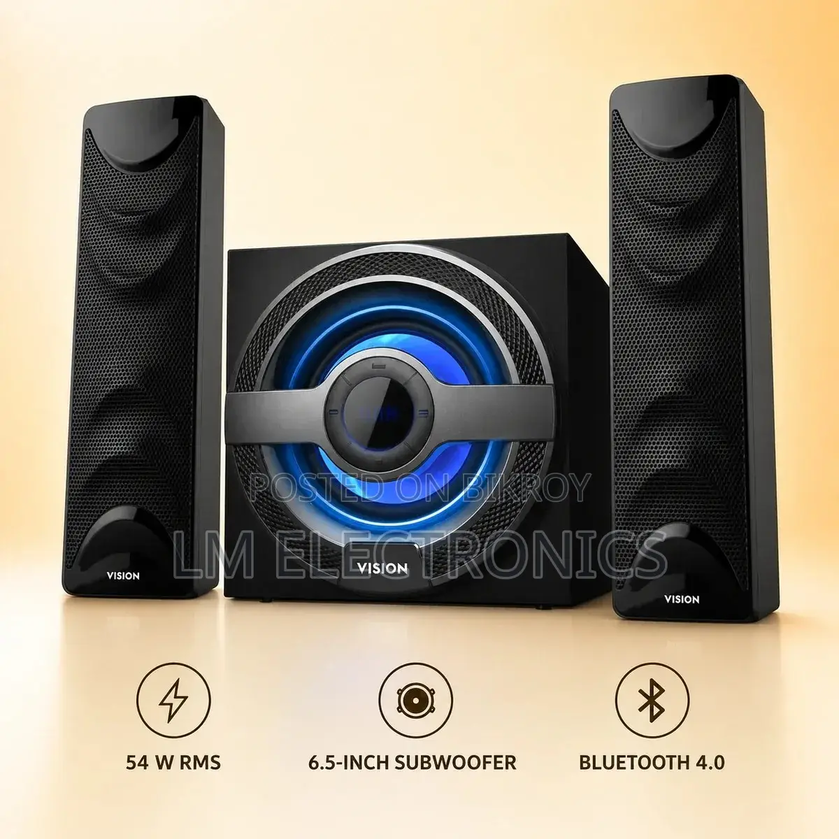 Vision 2:1 Multimedia Speaker LOUD-201