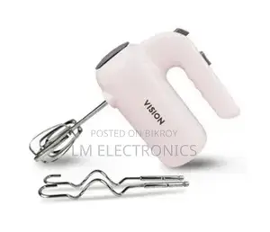 Vision Electric Hand Mixer VIS-HM-002 Light Pink